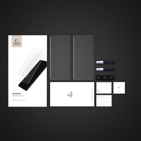 Tech-Protect Supreme Protection Tempered Glass for Xiaomi Redmi Note 14 PRO / 14 PRO+ 5G / Poco X7 5G - Transparent - Uncategorized Screen Protection (2) - Screen & Camera Protection - Techbox