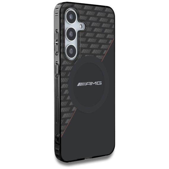 AMG Double Layer Rhombs MagSafe Case for Samsung Galaxy S25+ - Black/Red - Samsung Cases - Cases - Techbox
