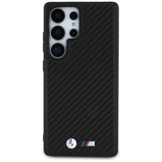 BMW Leather Carbon MagSafe Case for Samsung Galaxy S25 Ultra - Black | Techbox