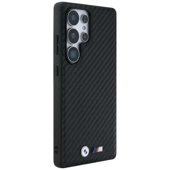 BMW Leather Carbon MagSafe Case for Samsung Galaxy S25 Ultra - Black | Techbox