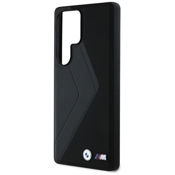 BMW Leather Oversized Stripes MagSafe case for Samsung Galaxy S25 Ultra - black - Samsung Cases - Cases - Techbox