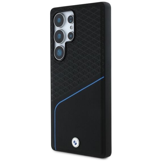 BMW Leather Textured and Smooth MagSafe case for Samsung Galaxy S25 Ultra - black - Samsung Cases - Cases - Techbox