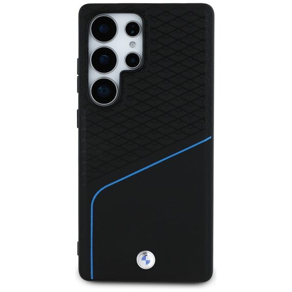 BMW Leather Textured and Smooth MagSafe case for Samsung Galaxy S25 Ultra - black - Samsung Cases - Cases - Techbox