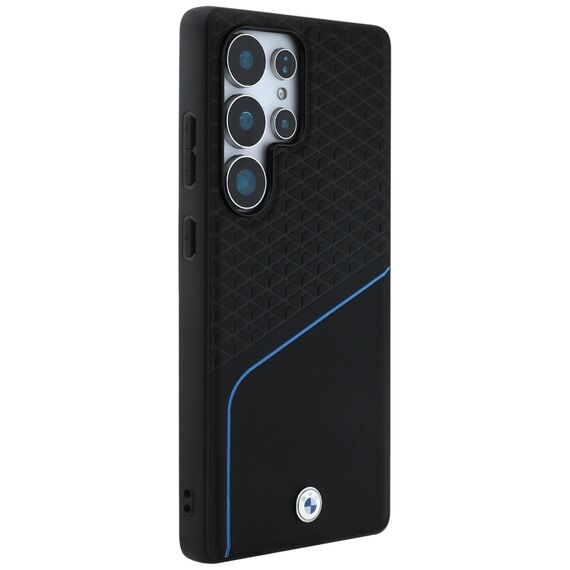 BMW Leather Textured and Smooth MagSafe case for Samsung Galaxy S25 Ultra - black - Samsung Cases - Cases - Techbox