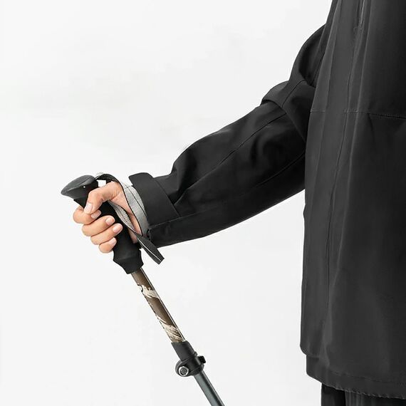 Qunature Nordic Walking Trekking Pole Aluminum 110 - 130 cm 1 pc. - Brown