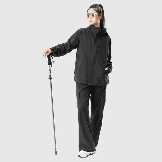 Qunature Nordic Walking Trekking Pole Aluminum 110 - 130 cm 1 pc. - Brown