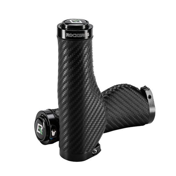 Rockbros Bike Grips Twisted Ergonomic Anti-Slip Grips - Black - Bicycle - Sports & Fitness - Techbox