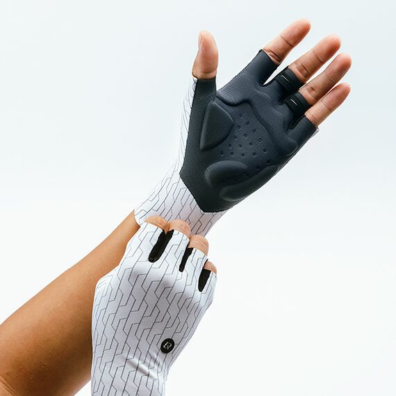 Rockbros Road Cycling Gloves Size: XL - White/Black - Bicycle - Sports & Fitness - Techbox