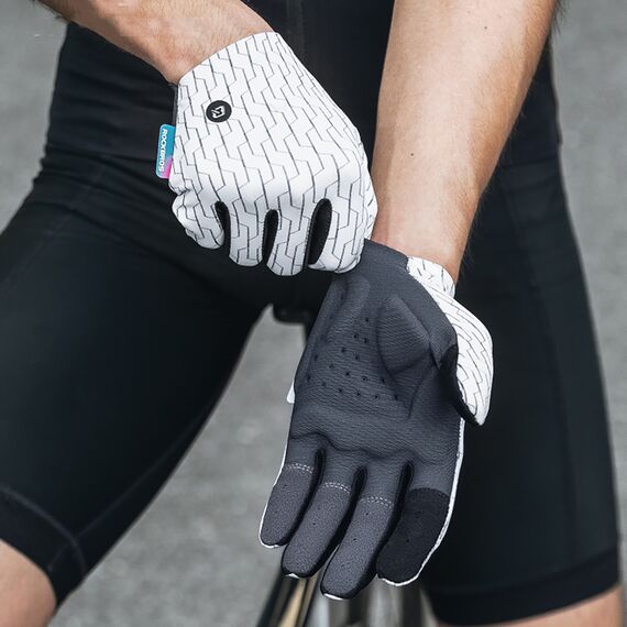 Rockbros sports gloves full spring-summer size S - white and black - Bicycle - Sports & Fitness - Techbox