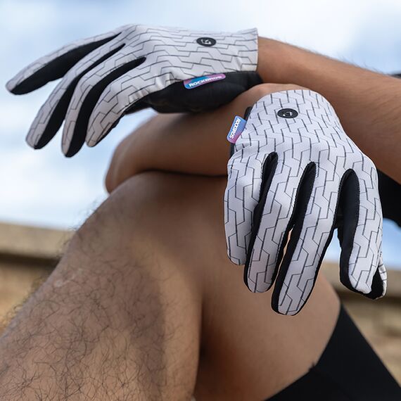 Rockbros sports gloves full spring-summer size S - white and black - Bicycle - Sports & Fitness - Techbox