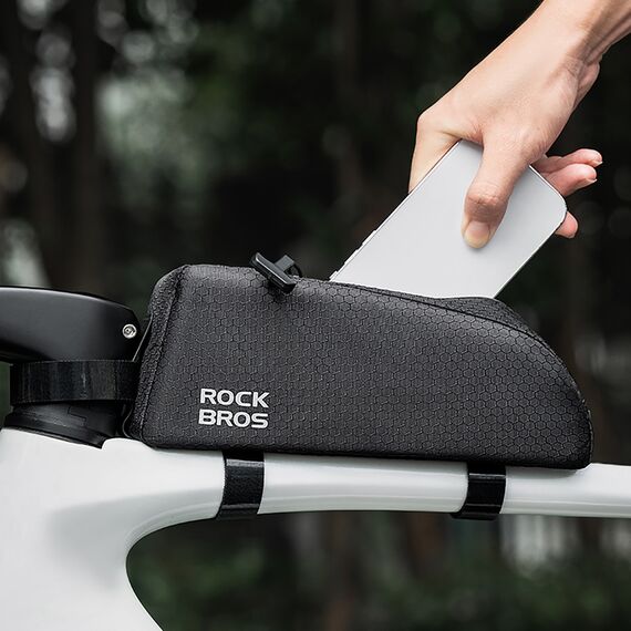 Rockbros Top Tube Frame Bag 0.9l - Black | Techbox