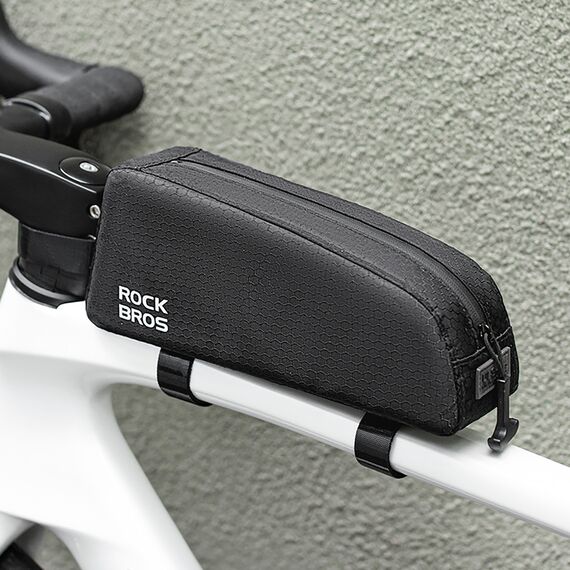 Rockbros Top Tube Frame Bag 0.9l - Black | Techbox