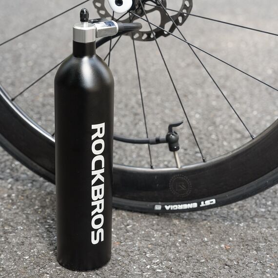 Rockbros Tubeless Tire Inflator 200 PSI 1.2l - Black - Bicycle - Sports & Fitness - Techbox
