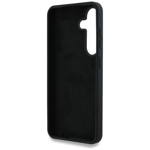 Guess Silicone Big 4G Logo Bottom Script case for Samsung Galaxy S25 - black | Techbox