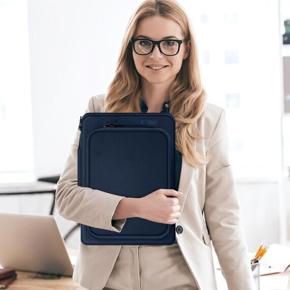 Tech-Protect Basic Bag for 15-16" laptop - blue