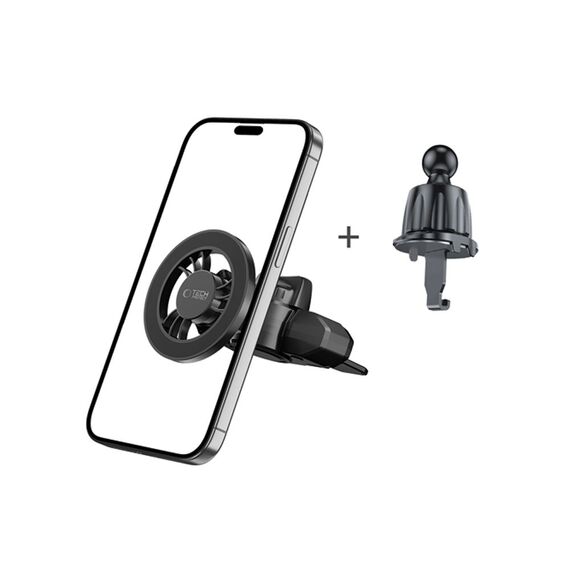 Tech-Protect N56 Magnetic MafSafe Car Holder CD Slot Mount - Black