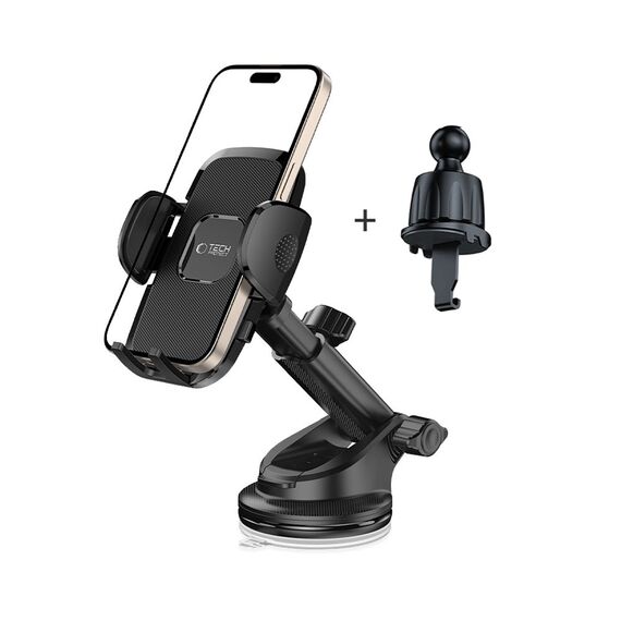 Tech-Protect V3 Car Holder for Dashboard, Windshield or Air Vent Mount - Black