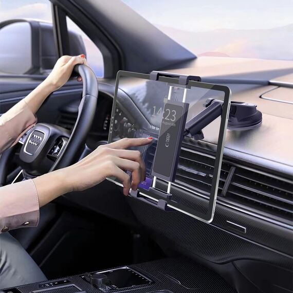 Tech-Protect V4 Car Tablet Holder for Cockpit Mount - Black