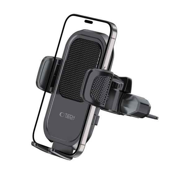 Tech-Protect V8 Car Holder for CD Slot or Air Vent Mount - Black