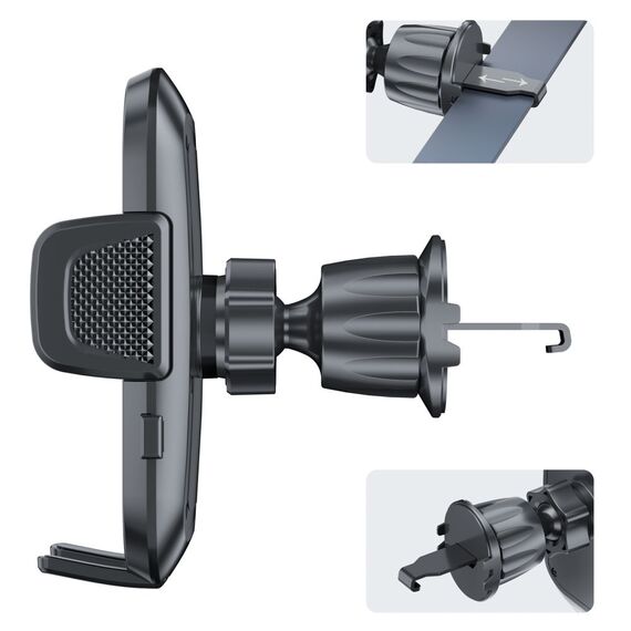 Tech-Protect V8 Car Holder for Dashboard, Windshield or Air Vent Mount - Black