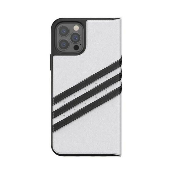 Adidas OR Booklet Case PU for iPhone 12 / 12 Pro 6.1" - white and black - Uncategorized Cases (2) - Cases - Techbox