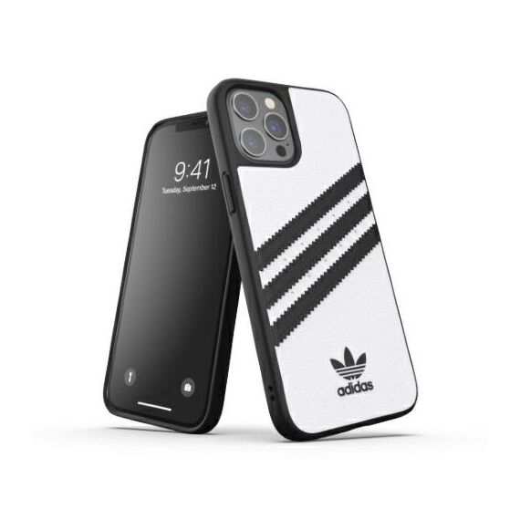 Adidas OR Moulded Case PU for iPhone 12 Pro Max - White/Black - Uncategorized Cases (2) - Cases - Techbox