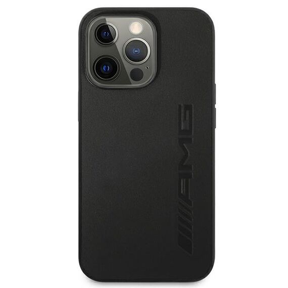 AMG Leather Hot Stamped Case for iPhone 13 Pro / 13 6.1" - Black - Uncategorized Cases (2) - Cases - Techbox