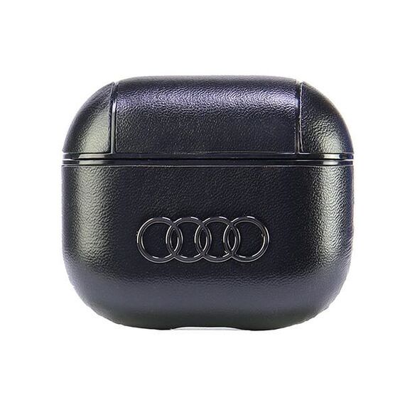Audi Leather Big Logo Case for AirPods 3 - Black - Smartphone Accessories - Cables & Accessories - Techbox