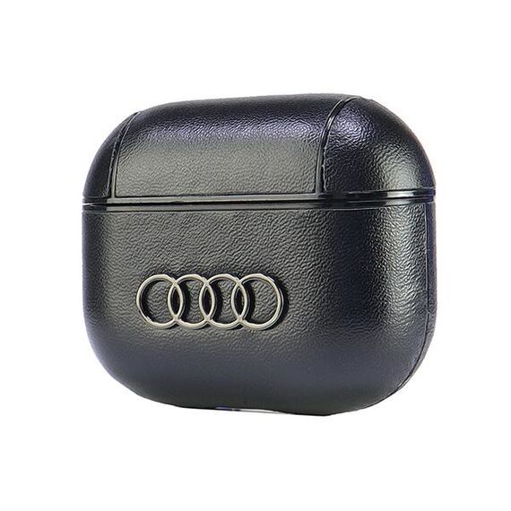 Audi Leather Big Logo Case for AirPods 3 - Black - Smartphone Accessories - Cables & Accessories - Techbox