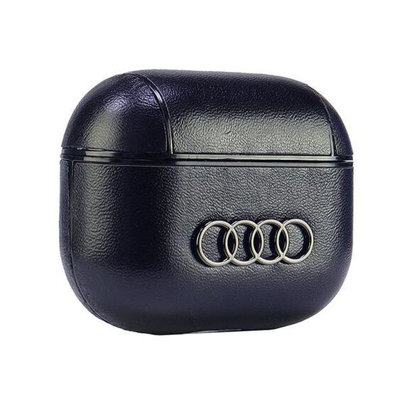 Audi Leather Big Logo Case for AirPods 3 - Black - Smartphone Accessories - Cables & Accessories - Techbox
