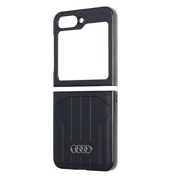 Audi Synthetic Leather MagSafe Case for Samsung Galaxy Z Flip 6 - Black | Techbox