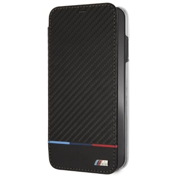 BMW Carbon Tricolor Stripe iPhone XS Max Case - Black - Uncategorized Cases (2) - Cases - Techbox