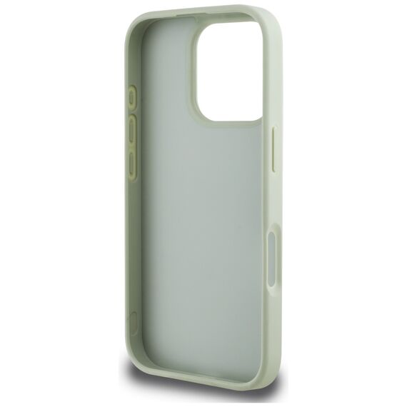Guess Grained Big 4G Logo Small Classic Logo case for iPhone 16 Pro Max - green | Techbox