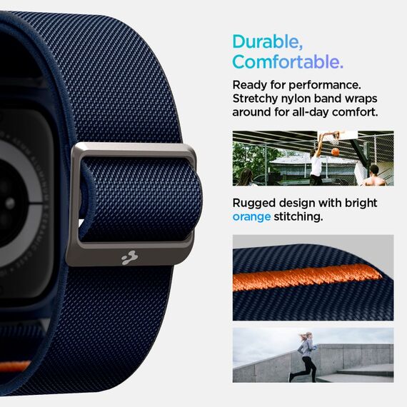 Spigen Lite Fit "Pro" Strap for Apple Watch 10 46mm - Navy Blue | Techbox