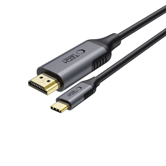 Tech-Protect UltraBoost USB-C / HDMI cable 60Hz 180cm - black - Cables & Adapters - Cables & Accessories - Techbox