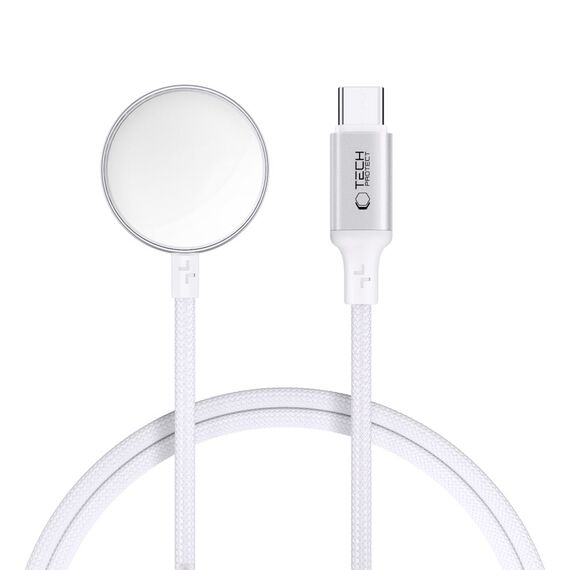 Tech-Protect UltraBoost USB-C Inductive Charger for Apple Watch 1m - White | Techbox