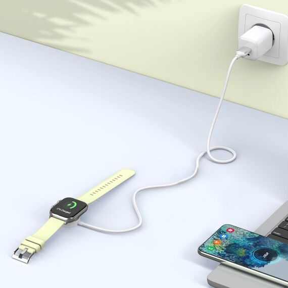 Tech-Protect UltraBoost USB-C Inductive Charger for Apple Watch 1m - White | Techbox
