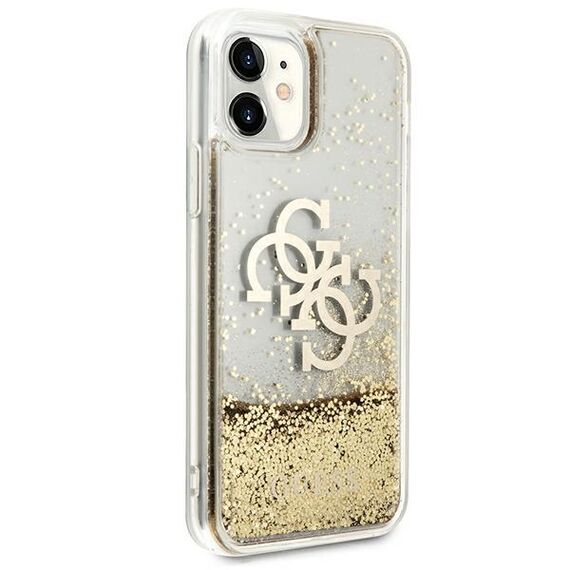 Guess 4G Big Liquid Glitter case for iPhone 11 6.1" / Xr - gold - Uncategorized Cases (2) - Cases - Techbox