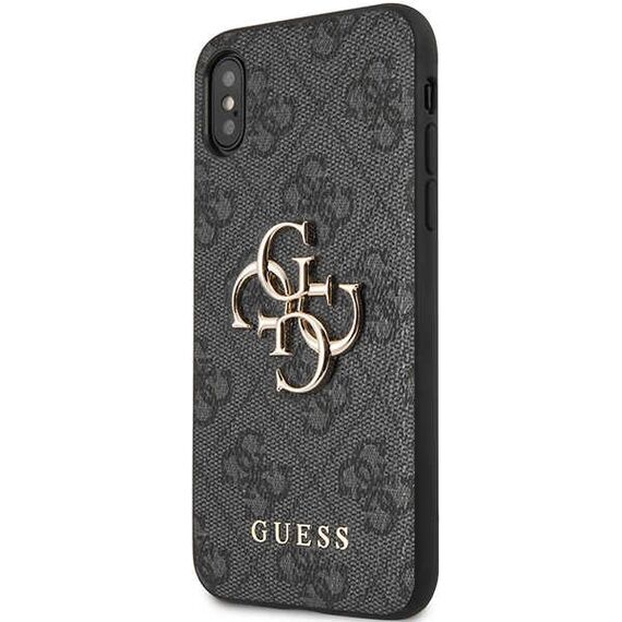 Guess 4G Big Metal Logo iPhone X/XS Case - Gray | Techbox