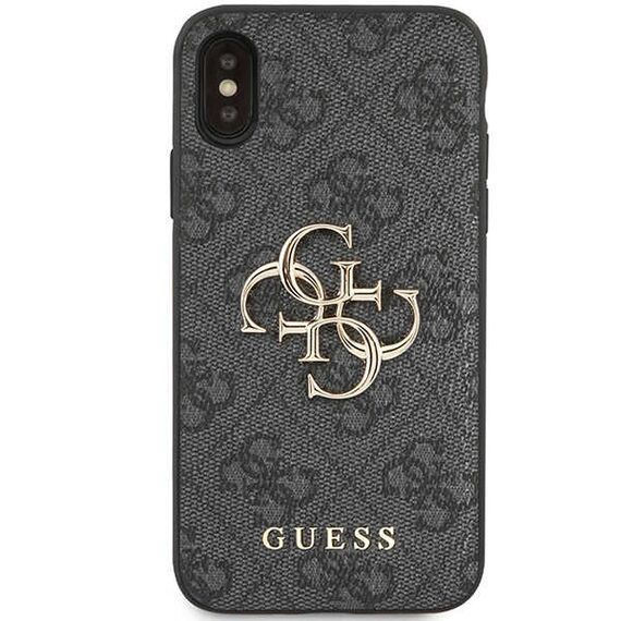 Guess 4G Big Metal Logo iPhone X/XS Case - Gray | Techbox