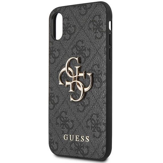 Guess 4G Big Metal Logo iPhone X/XS Case - Gray | Techbox