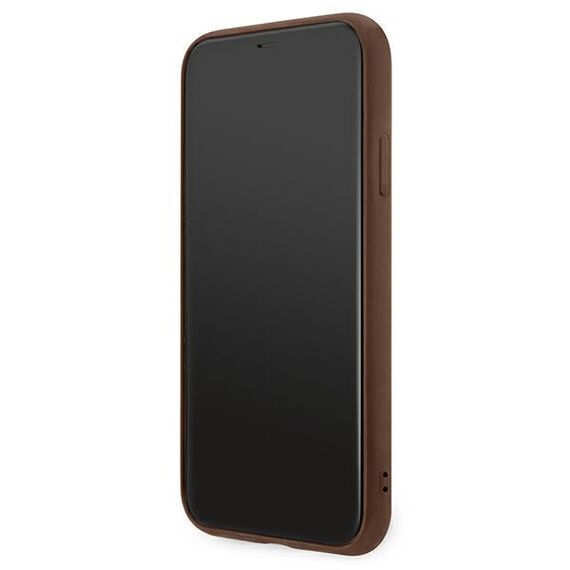Guess 4G Metal Gold Logo Case for iPhone 11 / Xr 6.1" - Brown - Uncategorized Cases (2) - Cases - Techbox