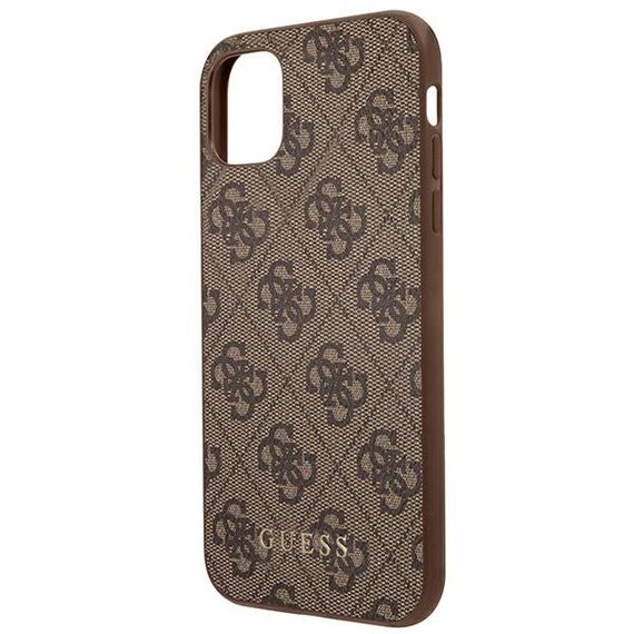 Guess 4G Metal Gold Logo Case for iPhone 11 / Xr 6.1" - Brown - Uncategorized Cases (2) - Cases - Techbox