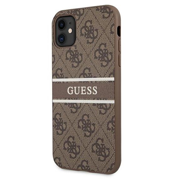 Guess 4G Stripe case for iPhone 11 / Xr 6.1" - brown