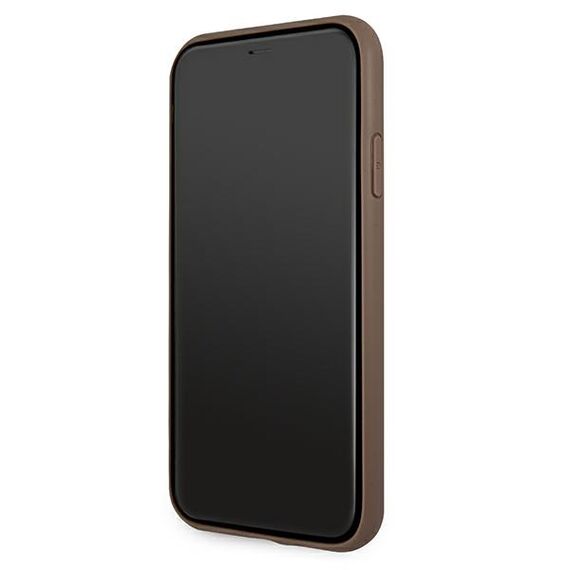 Guess 4G Stripe case for iPhone 11 / Xr 6.1" - brown