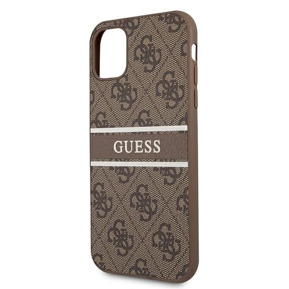 Guess 4G Stripe case for iPhone 11 / Xr 6.1" - brown