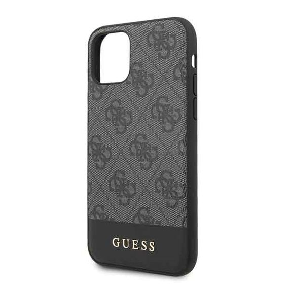 Guess 4G Stripe Collection case for iPhone 11 6.1" / Xr - gray | Techbox