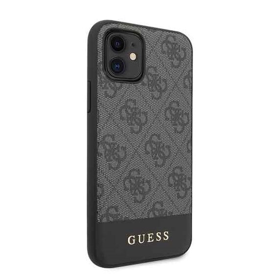 Guess 4G Stripe Collection case for iPhone 11 6.1" / Xr - gray | Techbox