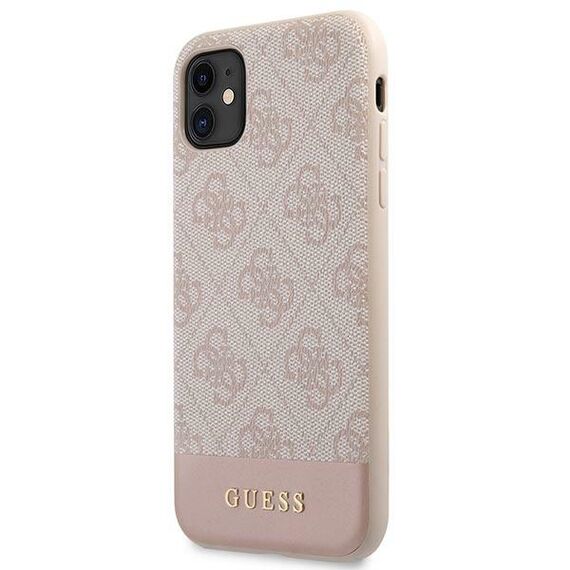 Guess 4G Stripe Collection Case for iPhone 11 / Xr 6.1" - Pink | Techbox