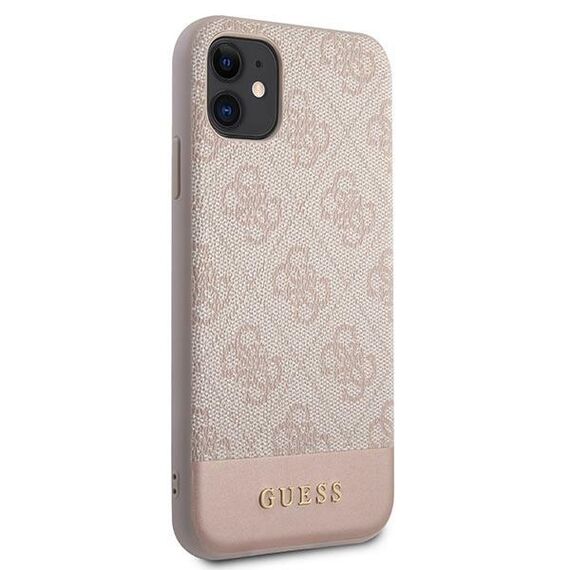 Guess 4G Stripe Collection Case for iPhone 11 / Xr 6.1" - Pink | Techbox